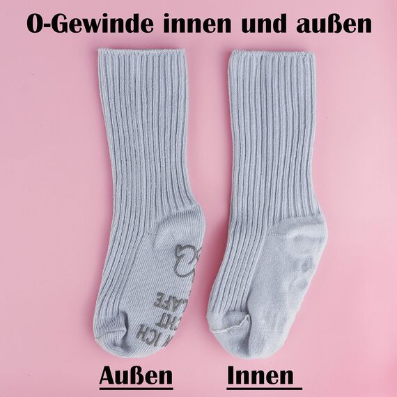 Jeasona 5 Paare Baumwolle Baby Socken 0-12 Monate Mädchen Junge Baby Geschenk Junge Neugeboren Baby Geschenk Mädchen Geburt Babygeschenke zur Geburt