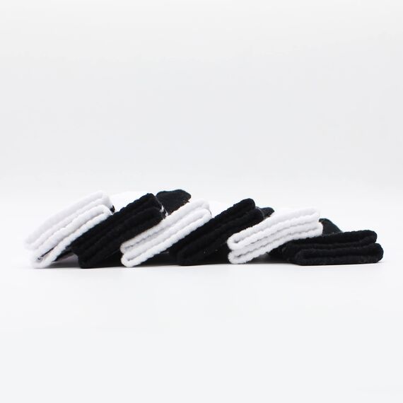 bistyle Baumwolle 6 Paar Baby Socken für Neugeborene Säugling 0-3 Monate bis 2-3 Jahre | Duftend Baby Socken | Jungen Mädchen Kleinkind Socken (as3, age, 6_months, 12_months, Schwarz (Gestreift))