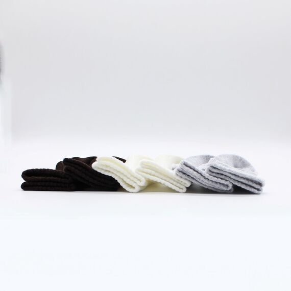 bistyle Baumwolle 6 Paar Baby Socken für Neugeborene Säugling 0-3 Monate bis 2-3 Jahre | Duftend Baby Socken | Jungen Mädchen Kleinkind Socken (as3, age, 6_months, 12_months, Ecru)