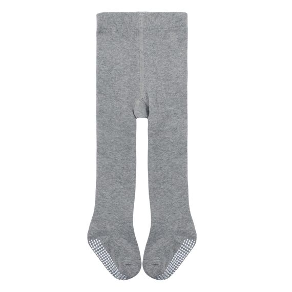 Durio Baby Strumpfhose für Mädchen Baumwolle Kinderstrumpfhose Kleinkind Strumpfhosen Set Leggings Anti-Rutsch Rutschfest Stoppersocken 3 Paar-Schwarz Weiß u. Grau 6-12 Monate