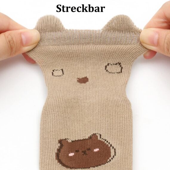 Exemaba Rutschfeste Socken für Baby Mädchen Jungen 5 Paar Kinder Anti Rutsch Socken Sportsocken Stoppersocken(M/1-3 Jahre, F 5 Farben)