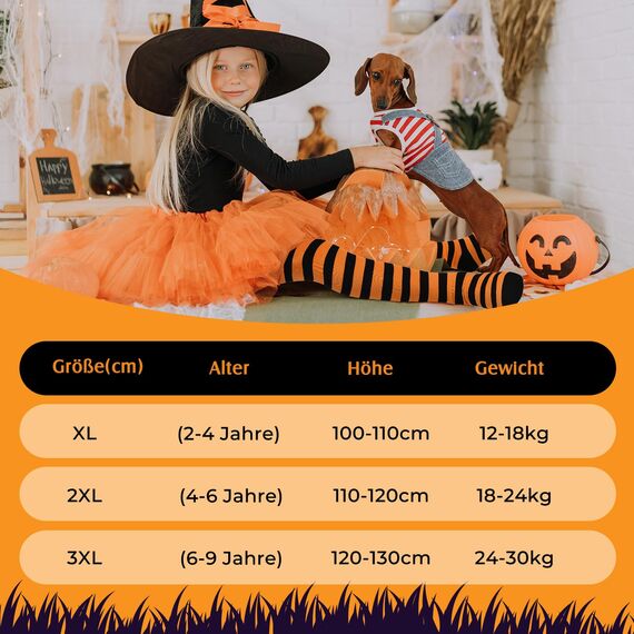 Durio Baby Strumpfhose für Mädchen Baumwolle Kinderstrumpfhose Kinder Strumpfhosen Set Warme Strümpfe Leggings Allerheiligen Orange und Schwarz Ringelstrumpfhose Kinder 6-9 Jahre