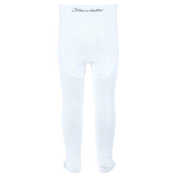 Sterntaler Strumpfhose uni - Baby und Kinder Strumpfhose mit hohem Baumwollanteil (90%) - hautsympathisch - bequeme Passform - pflegeleicht -Babykleidung ab Geburt - Größe 62, Farbe weiß
