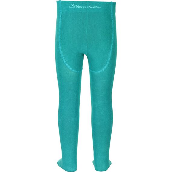 Sterntaler Strumpfhose uni - Baby und Kinder Strumpfhose mit hohem Baumwollanteil (90%) - hautsympathisch - bequeme Passform - pflegeleicht -Babykleidung ab Geburt - Größe 50, Farbe eisgrün