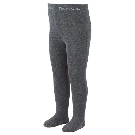 Sterntaler Strumpfhose uni - Baby und Kinder Strumpfhose mit hohem Baumwollanteil (90%) - hautsympathisch - bequeme Passform - pflegeleicht -Babykleidung ab Geburt - Gr 68, anthrazit melange