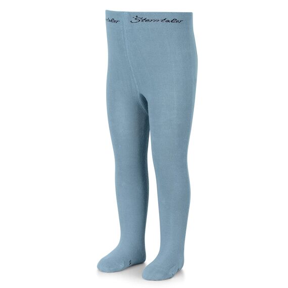 Sterntaler Strumpfhose uni - Baby und Kinder Strumpfhose mit hohem Baumwollanteil (90%) - hautsympathisch - bequeme Passform - pflegeleicht -Babykleidung ab Geburt - Größe 62, Farbe graublau