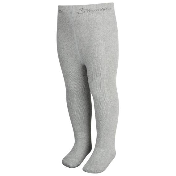 Sterntaler Unisex Baby Uni Strumpfhose, Silber Mel., 80 EU