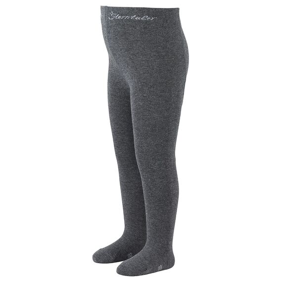 Sterntaler Strumpfhose uni - Baby und Kinder Strumpfhose mit hohem Baumwollanteil (90%) - hautsympathisch - bequeme Passform - pflegeleicht -Babykleidung ab Geburt - Gr 74, anthrazit melange