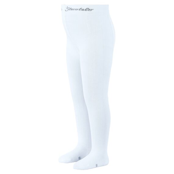 Sterntaler Unisex Kinder Kleinkind Strumpfhose Uni, Weiß, 116