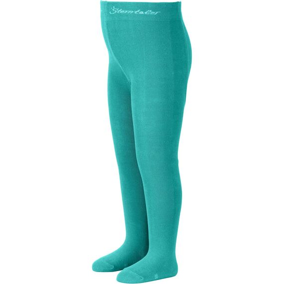 Sterntaler Strumpfhose uni - Baby und Kinder Strumpfhose mit hohem Baumwollanteil (90%) - hautsympathisch - bequeme Passform - pflegeleicht -Babykleidung ab Geburt - Größe 92, Farbe eisgrün