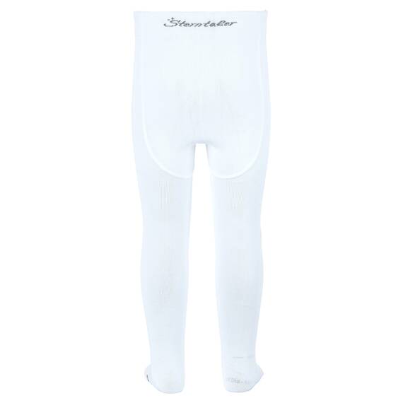 Sterntaler Strumpfhose uni - Baby und Kinder Strumpfhose mit hohem Baumwollanteil (90%) - hautsympathisch - bequeme Passform - pflegeleicht -Babykleidung ab Geburt - Größe 104, Farbe weiß