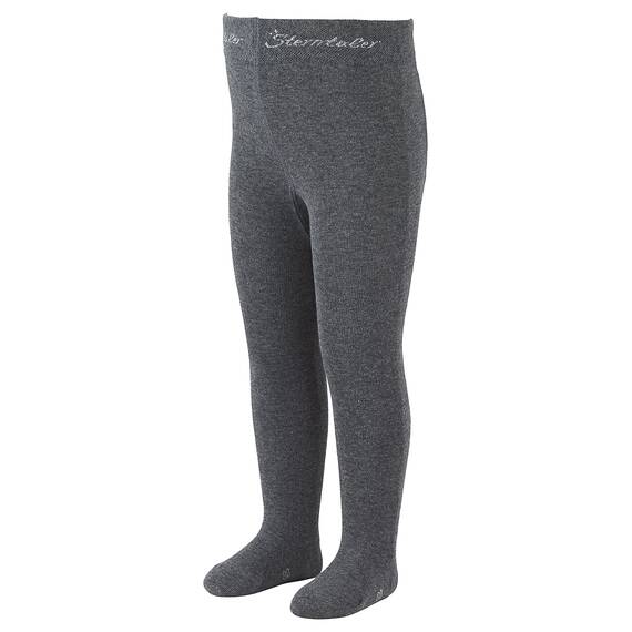 Sterntaler Strumpfhose uni - Baby und Kinder Strumpfhose mit hohem Baumwollanteil (90%) - hautsympathisch - bequeme Passform - pflegeleicht -Babykleidung ab Geburt - Größe 116, Farbe anthrazit mel.