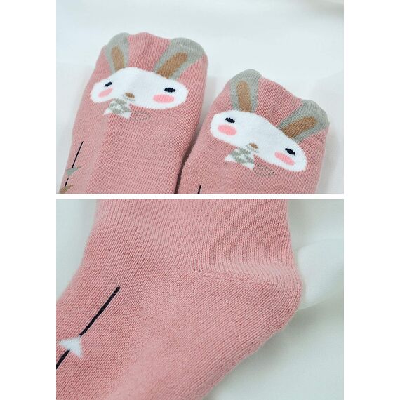 LOFIR Dicke Kinder Socken aus Baumwoll Winter Warme Thermo Socken für kleine Mädchen Jungen Kleinkind Neuheit Socken Größe 20-22, für 2-4 Jahre, 6 Paare