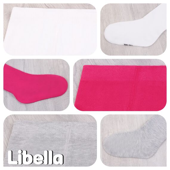 Libella 6er Pack Strumpfhose Mädchen Strumpfhose Kinder Größe 74/152 warm für Winter Herbst und Frühling 27246 86-92