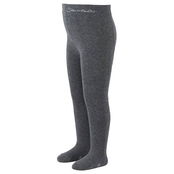 Sterntaler Strumpfhose uni - Baby und Kinder Strumpfhose mit hohem Baumwollanteil (90%) - hautsympathisch - bequeme Passform - pflegeleicht -Babykleidung ab Geburt - Größe 116, Farbe anthrazit mel.