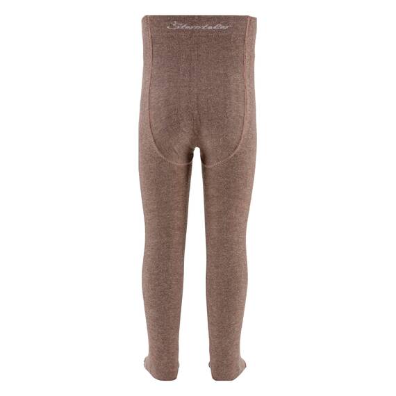 Sterntaler Strumpfhose uni - Baby und Kinder Strumpfhose mit hohem Baumwollanteil (90%) - hautsympathisch - bequeme Passform - pflegeleicht -Babykleidung ab Geburt - Größe 128, Farbe braun melange