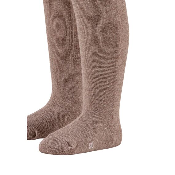 Sterntaler Strumpfhose uni - Baby und Kinder Strumpfhose mit hohem Baumwollanteil (90%) - hautsympathisch - bequeme Passform - pflegeleicht -Babykleidung ab Geburt - Größe 116, Farbe braun melange