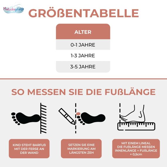 Matschepfuetze Stoppersocken für Babys und Kinder - Baby Antirutschsocken mit ABS-Noppen - Kuschelig warme Krabbelsocken für Mädchen und Jungs Gr. 0-1 Jahre