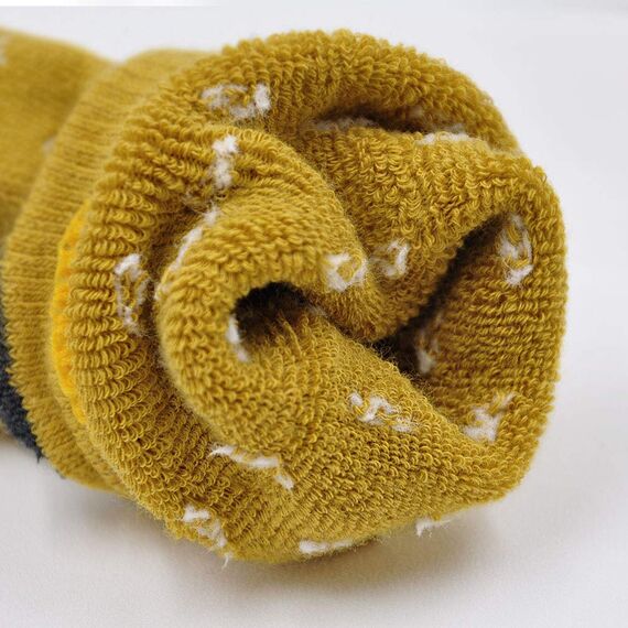 LOFIR Dicke Kinder Socken aus Baumwoll Winter Warme Thermo Socken für kleine Mädchen Jungen Kleinkind Neuheit Socken Größe 24-29, für 5-7 Jahre, 6 Paare