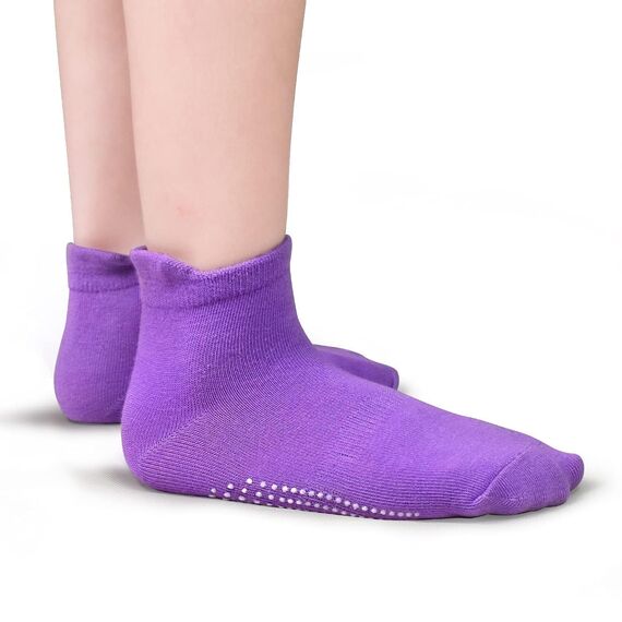 HYCLES Stoppersocken Kinder - 12 Paar ABS Socken Kinder Baby Jungen Kleinkind Rutschfeste Socken für 0-7 Jahre Antirutsch Socken Mädchen 6-12 Monate