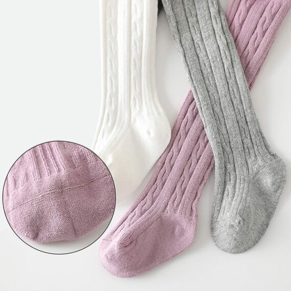XPXGMT 3er-Pack Baby Mädchen Strumpfhosen Rich Cotton Little Kleinkind Mädchen Leggings 6-12 Monate