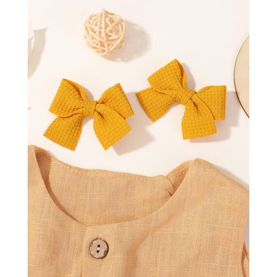 Jollybows 20 Stück Baby Mädchen Haarschleifen, 2 Zoll / 5 cm Haarspangen Haarklammern Haarclips Spangen Baby Haarschmuck für Mädchen Kinder Teenager Damen (Dunkle Farbe)
