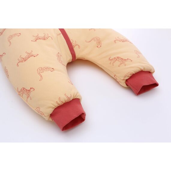 Tragbare Decke Schlafstrampler mit Füßen Beinen Baby Kinder Mädchen Junge Baumwolle Winter 2,5 Tog 0-6 Monate