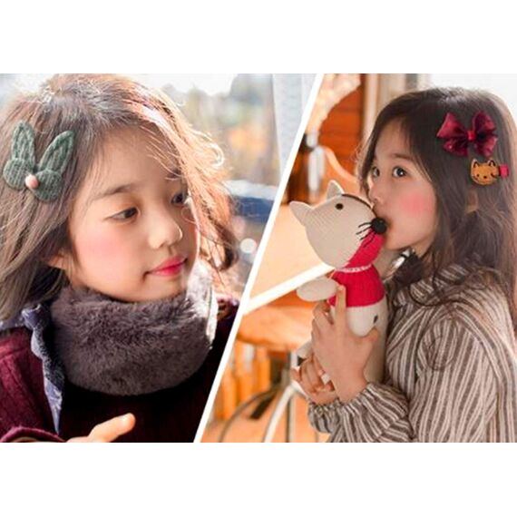 HCliptie 36 Stück Baby Mädchen Haarspangen Nette Haarschleifen Elastische Haargummis Haarschmuck Pferdeschwanzhalter Haarnadeln Set Für Baby Mädchen Teenager Kleinkinder