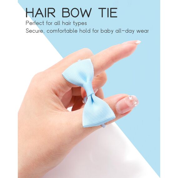 60pcs Baby Mädchen Haarschleifen Haargummis Elastisches Stirnband Pferdeschwanzhalter Gummiband Haarseile Haarschmuck für Kinder Kleinkinder Kleine Mädchen