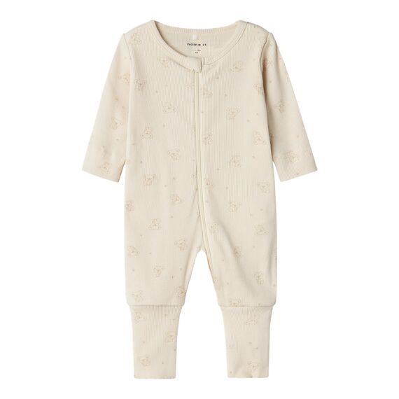 Name IT Unisex Baby Nbnnightsuit Zip Ff Rainy Koala Noos Schlafanzug, Rainy Day, 74 EU