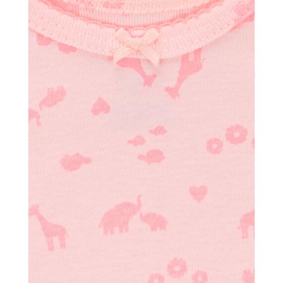 Carter's Simple Joys Nachthemd, für Babys, Mädchen, Baumwolle, 3 Stück ,Blue, Pink, White Floral ,US NB (EU 56-62)
