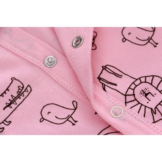 Schlafstrampler Baby Junge Maedchen 3er Unisex Pyjamas Baumwolle Strampler Jumpsuits Langarm Spieler Babykleidung mit 0-6 Monate
