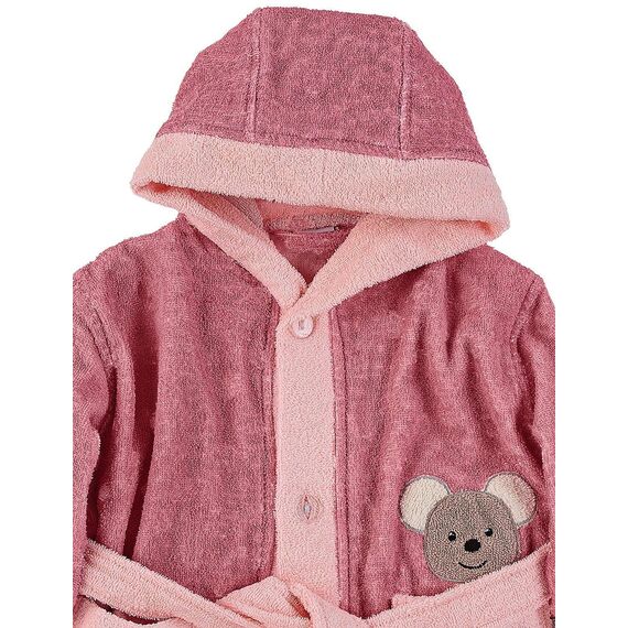Sterntaler Baby - Mädchen Bademantel Mabel Bathrobe, Rosa, 98/104