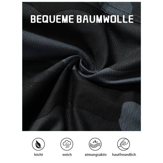 NATUST Jungen Cargohose Kinder Freizeithose Jogginghose Jungs Cargo Hose mit Elastischem Bund Tarngrau 158-164 (Herstellergröße: 160)