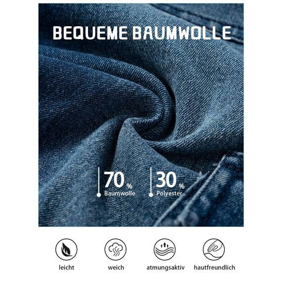 NATUST Jungen Cargohose Kinder Freizeithose Jogginghose Jungs Cargo Jeans mit Elastischem Bund Blau 158-164 (Herstellergröße: 160)