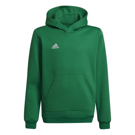 Adidas Unisex Kinder Entrada 22 Sweat Hoodie, Team Green/White, 152