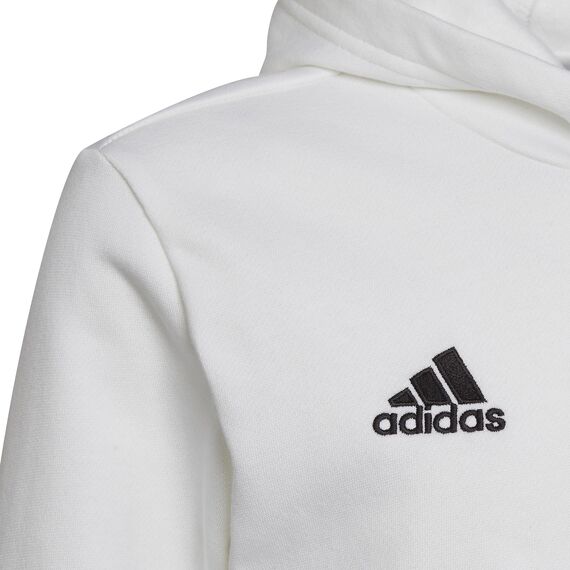 adidas Unisex Kinder Entrada 22 Sweat Hoodie, white/black, 164