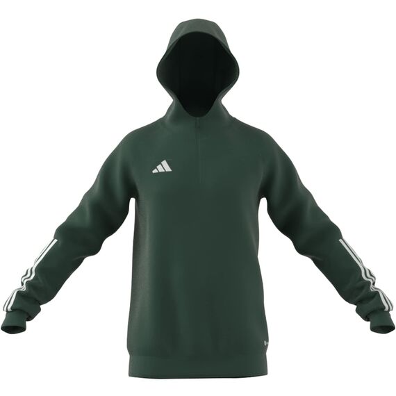 adidas Mens Hooded Track Top Tiro 23 Competition Hoodie, Team Dark Green, HU1348, XL