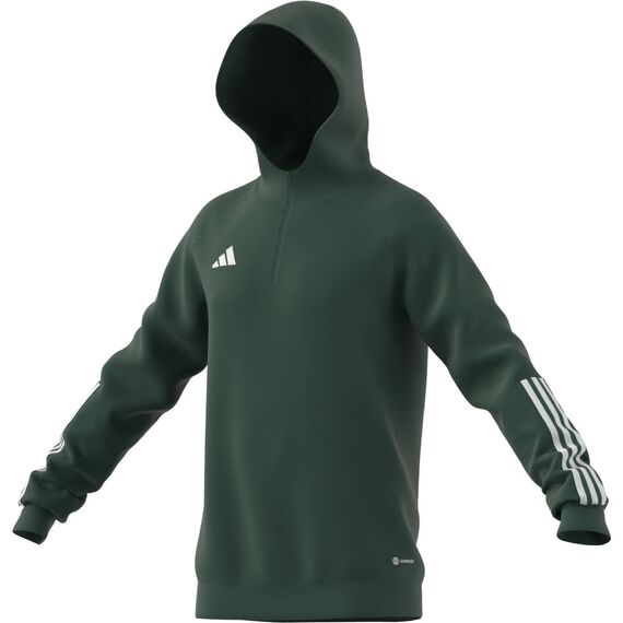 adidas Mens Hooded Track Top Tiro 23 Competition Hoodie, Team Dark Green, HU1348, 2XL