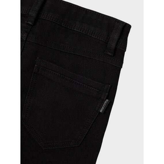 NAME IT Jungen NKMSILAS XSLIM Jeans 2002-TX, Black/W. MEDIUM Blue Denim, 110