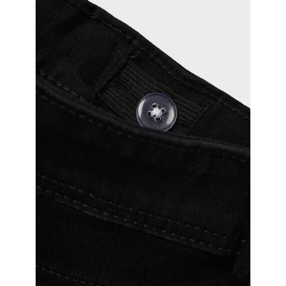 NAME IT Jungen NKMSILAS XSLIM Jeans 2002-TX, Black/W. MEDIUM Blue Denim, 110