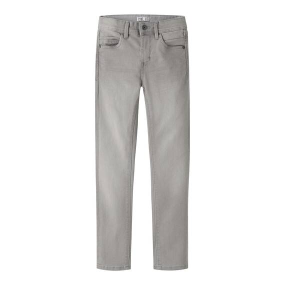 Name IT Jungen Nkmsilas Dnmtax Pant Noos Jeans, Medium Grey Denim, 80 EU