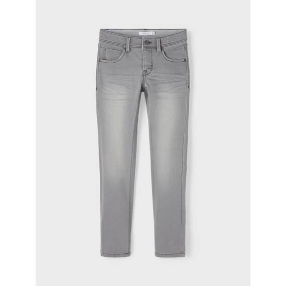 Name IT Jungen Nkmsilas Dnmtax Pant Noos Jeans, Medium Grey Denim, 80 EU