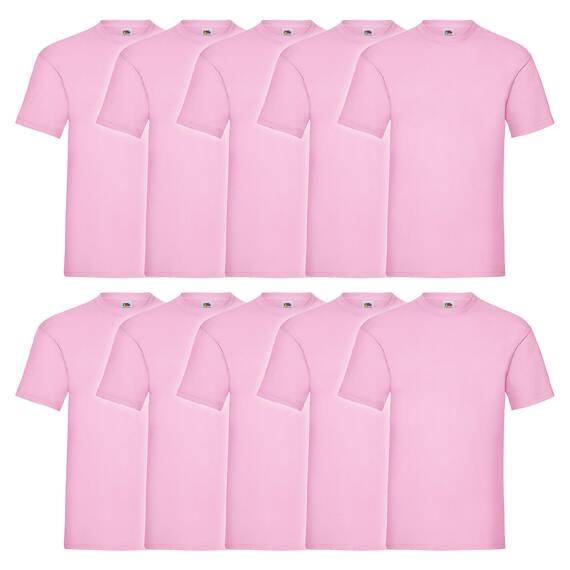 Fruit of the Loom Jungen Regular Fit T-Shirt Kids 10 Pack T-shirt, Pink (Light Pink 52), 3-4 Y (Herstellergröße: 3-4 Y)