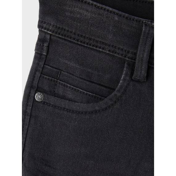 NAME IT Jungen Nkmsilas Dnmtax Pant Noos Hose, Black Denim, 104 EU