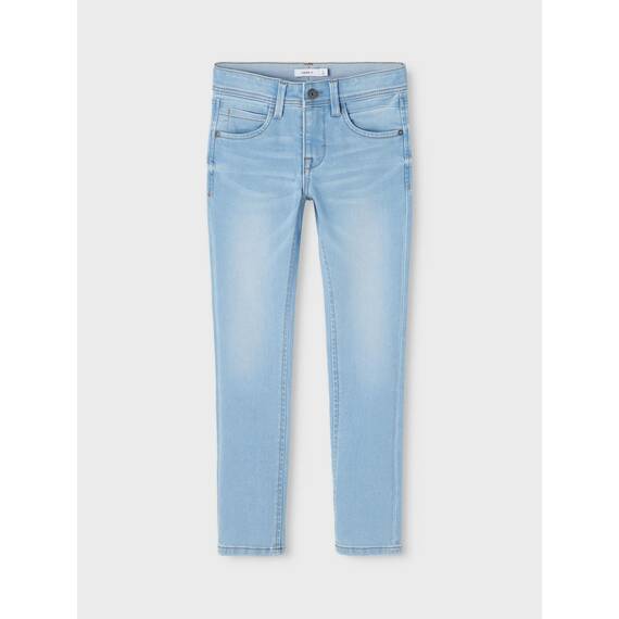 NAME IT Jungen Nkmsilas Dnmtax Pant Noos Jeans, Light Blue Denim, 122 EU