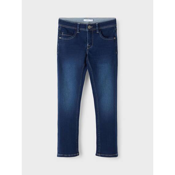 NAME IT Jungen Nkmsilas Dnmtax Pant Noos Hose, Dark Blue Denim, 146 EU