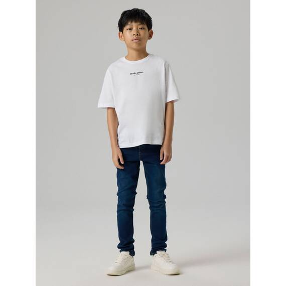 NAME IT Jungen Nkmsilas Dnmtax Pant Noos Hose, Dark Blue Denim, 146 EU