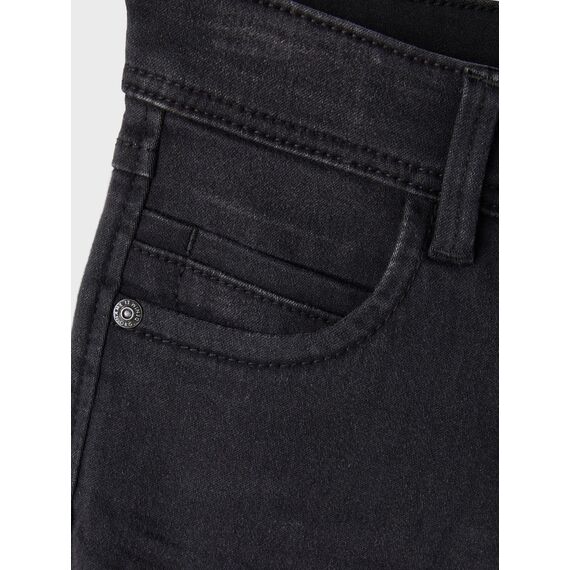 NAME IT Jungen Nkmsilas Dnmtax Pant Noos Hose, Black Denim, 158 EU