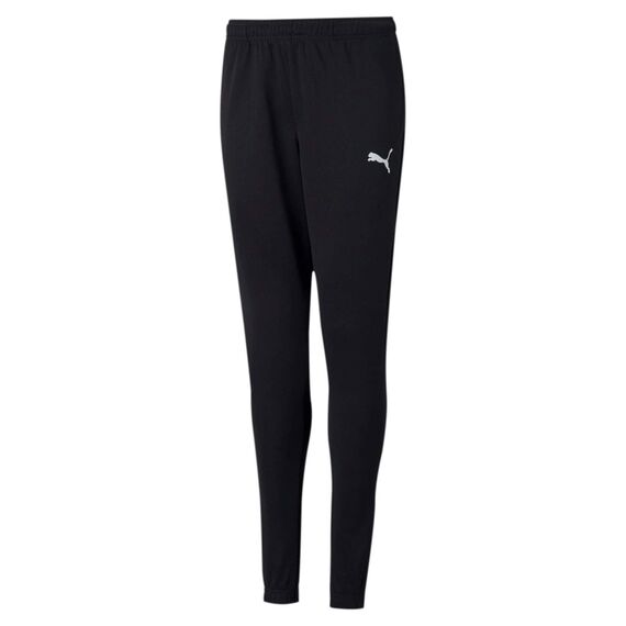 PUMA Unisex Kinder Teamrise Poly Training Pants Jogginghose, Black White, 128 EU